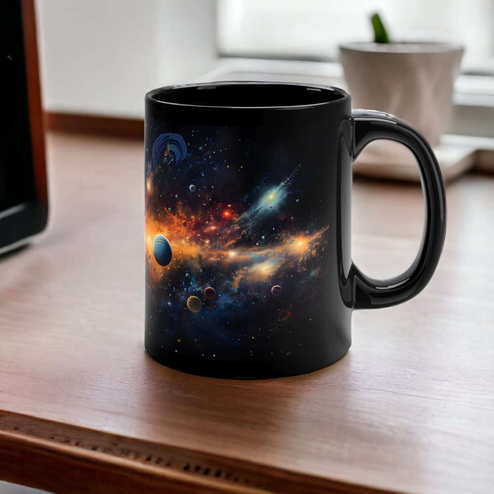 Celestial Magic Mug - Space Ceramic Mug, Space Coffee Cup, Celestial Mug, Galaxy Coffee Mug, Cosmic Coffee Cup, Astronomy Lovers Gift.jpg
