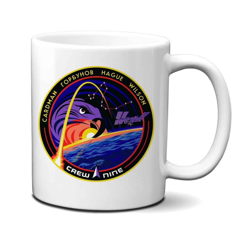 Crew-9 Mission Patch 11oz Mug Spaceflight Space Collectibles Space Mug For Space Enthusiasts.jpg
