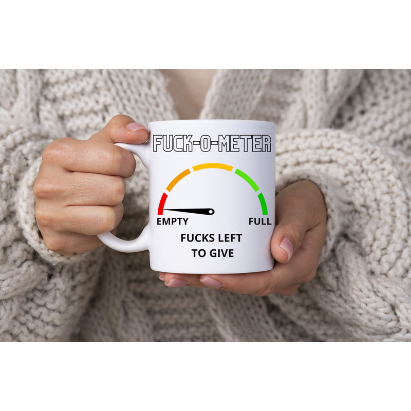 Fuck o Meter Funny Novelty Office Mug Coaster Joke Birthday Office Gift Set.jpg