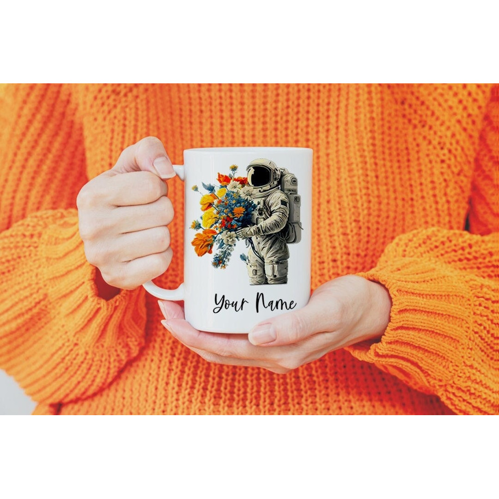 Space Coffee Mug Floral Mug Best Birthday Gift Ideas Halloween Mug Space Tea Cup Astronaut Spacemug for father gift for mum.jpg