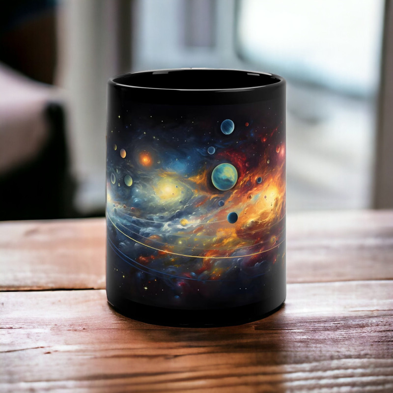Space Mug, Celestial Mug, Cosmic Coffee Cup, Stellar Ceramic Cup, Space Lover Mug, Galaxy Mug, Planets Mug, Universe Mug, Astronomy Gift,.jpg
