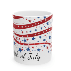 independence day, 4th of july, coffee mug, tea mug, patriotic mug, ceramic mug