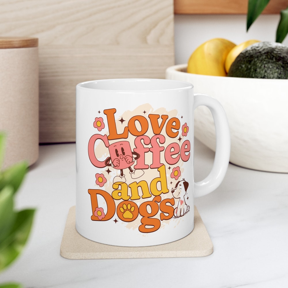 Love Coffee & Dogs, Coffee Lover Gift, Dog Mom Mug, Dog gifts for women, Coffee Lover Mug, Funny Coffee Gift, Coffee Lover Mug.jpg