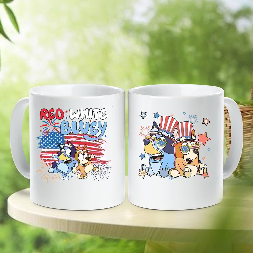 Red White Blue Mug, Fourth of July Mug, Independence Day Mug, 4th of July Mug, Party In The USA Mug.jpg