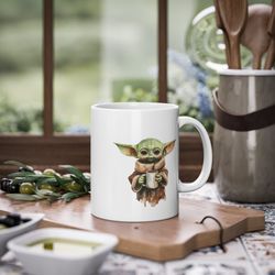boba fett mug, starwars mug, boba fett 11oz mug, coffee lover starwars merchandise gift for him gift for her birthday gi