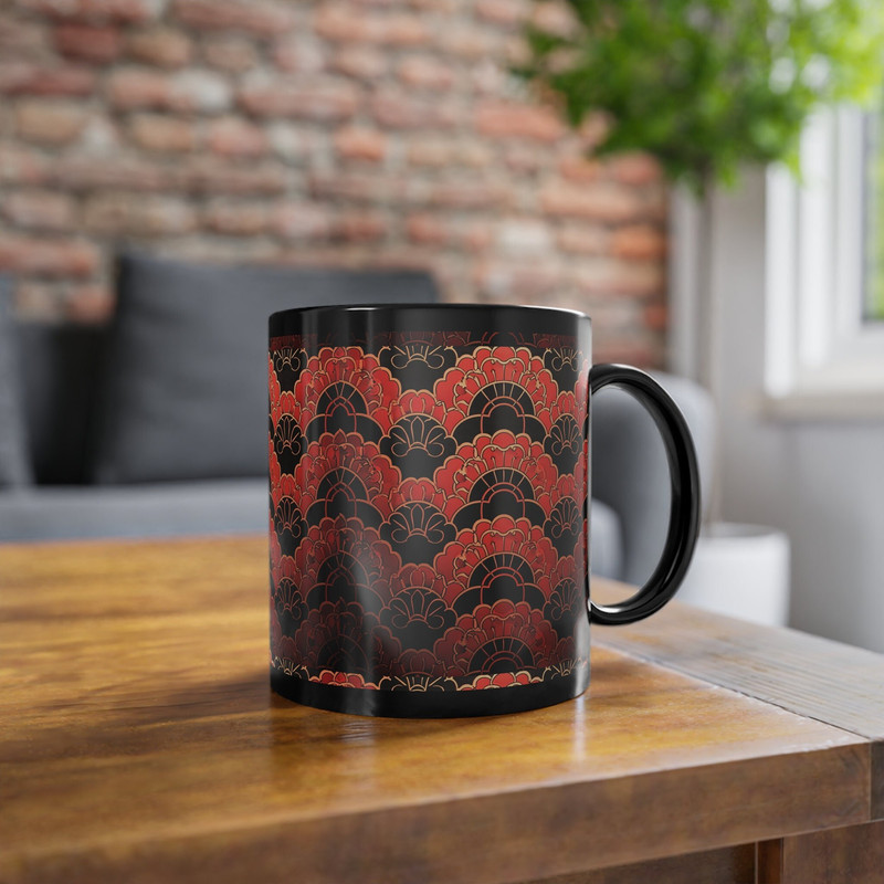 Japanese style mug coffee lover Black Coffee Cup gift for him gift for him.jpg