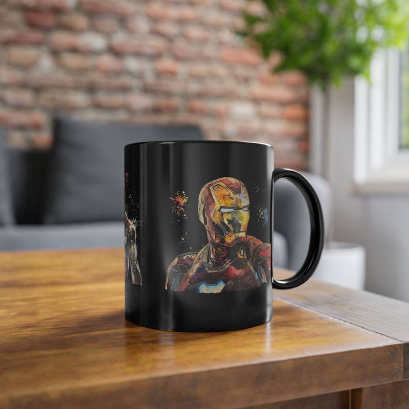 Iron man mug Marvel inspired 11oz cup gift for her gift for her.jpg