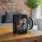 Olaf,Anna and Elsa black mug  frozen  gift for her  gift for kids.jpg