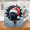 3D Black Cat in Hat Hole In A Wall Mug Wrap, 11oz & 15oz Mug Template, Mug Sublimation Design, Mug Wrap Template PNG, Xmas, Christmas mug.jpg