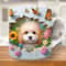 3D Dog and Butterfly Hole In A Wall Mug Wrap, 11oz & 15oz Mug Template, Mug Sublimation Design, Mug Wrap Template, Coffee Mug Wrap PNG, dog.jpg