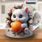 3D Kitten Ball Hole in a Wall Mug Wrap, 11oz & 15oz Mug Template, Mug Sublimation Design, Mug Wrap Template, Digital Download PNG, cat PNG.jpg