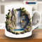 3D Waterfall Mug Wrap, 11oz & 15oz Mug Template, Landscape Mug Sublimation Design, Mug Wrap Template,Instant Download PNG, gift nature lover.jpg