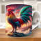 Colorful Rooster Mug Wrap, 11oz & 15oz Mug Template, Mug Sublimation Design, Mug Wrap Template, Digital Download PNG, Rooster mug wrap png.jpg