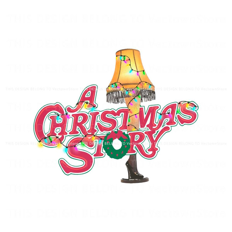 A Christmas Story Leg Lamp PNG Sublimation File.jpg