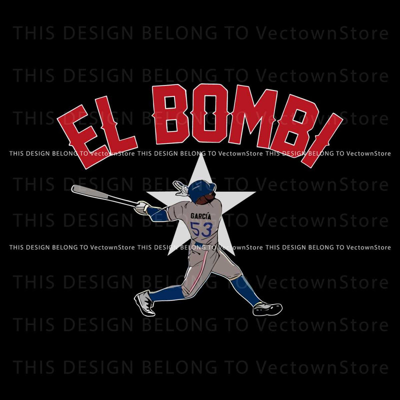 Baseball El Bombi Adolis Garcia Swing MVP SVG Download.jpg