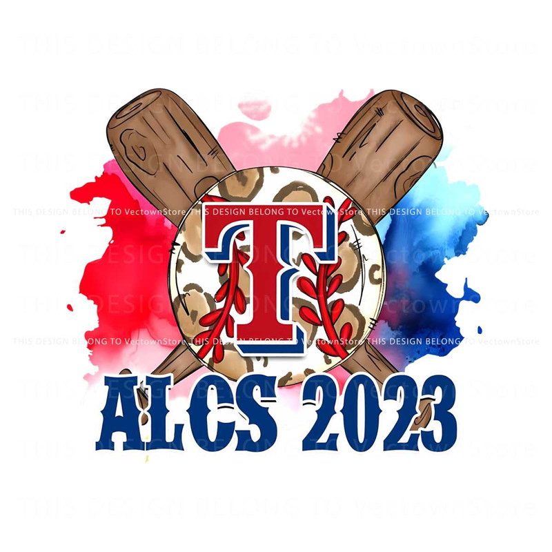 Baseball Rangers ALCS 2023 Champions MLB Team PNG File.jpg