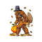 Bigfoot Pilgrim Turkey Thanksgiving SVG Cutting Digital File.jpg