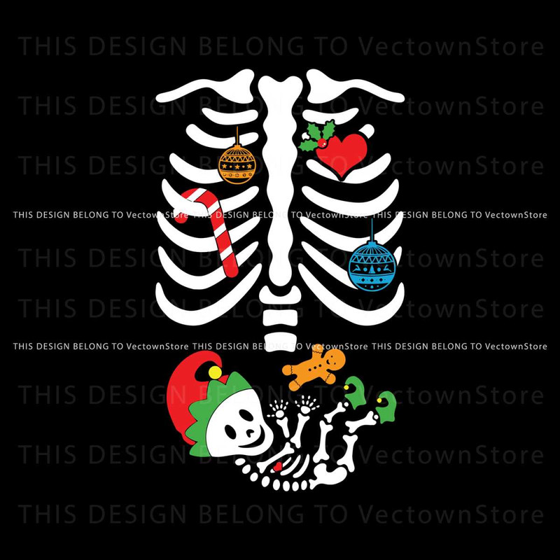 Christmas Pregnancy Announcement SVG For Cricut Files.jpg