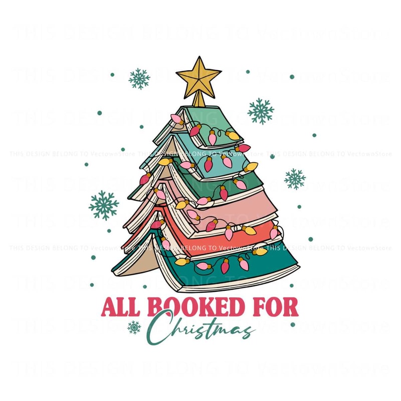Christmas Tree All Booked For Christmas SVG File For Cricut.jpg