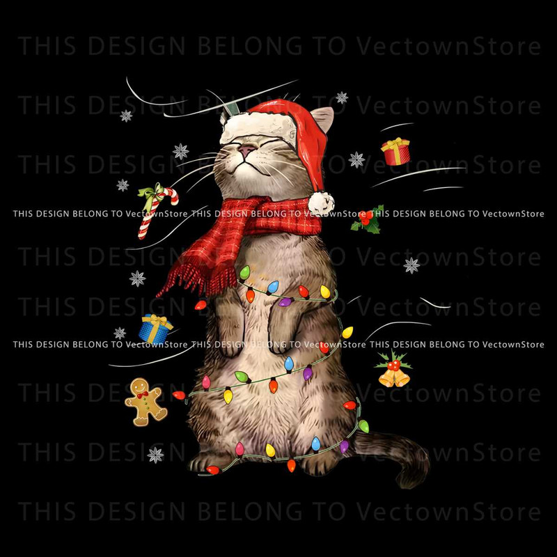 Cute Cat Mom Xmas Santa Hat PNG Sublimation Download.jpg