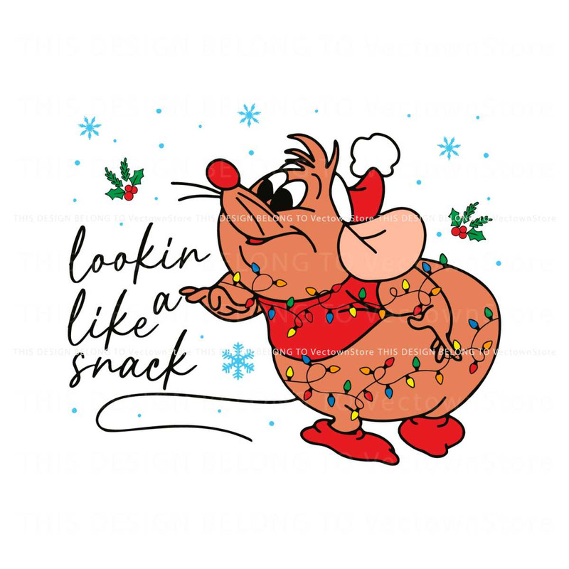 Cute Gus Gus Disneyland Looking Like A Snack SVG File.jpg