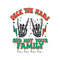 Deck The Halls And Not Your Family Skeleton Hand SVG File 1.jpg