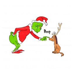 funny boop grinch and max svg digital cutting file, trending digital file