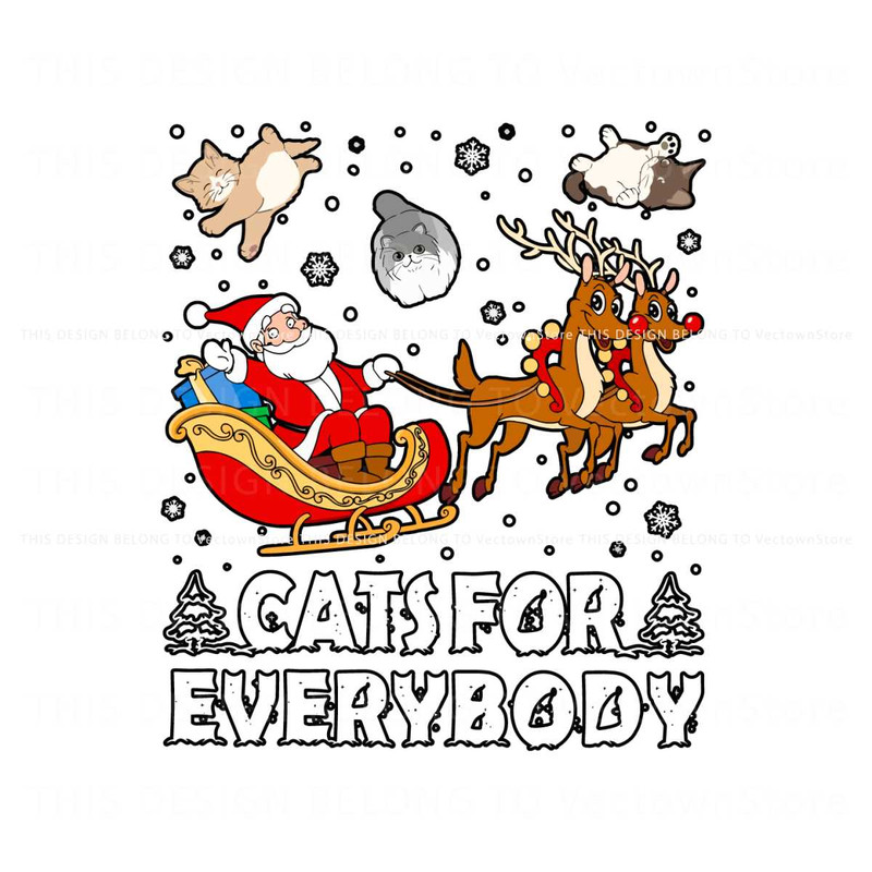 Funny Cats For Everybody Christmas Reindeer SVG Download.jpg