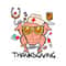 Happy Thanksgiving Turkey Nurse SVG Graphic Design File.jpg