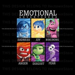 inside out emotional adventurers png download file, trending digital file