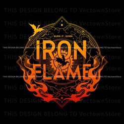 iron flame fourth wing rebecca yarros svg graphic file, trending digital file