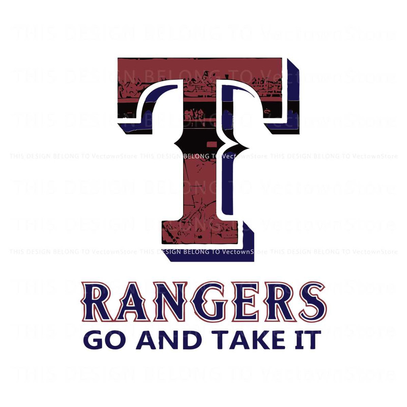 Logo Texas Rangers Go And Take It SVG Graphic Design File.jpg