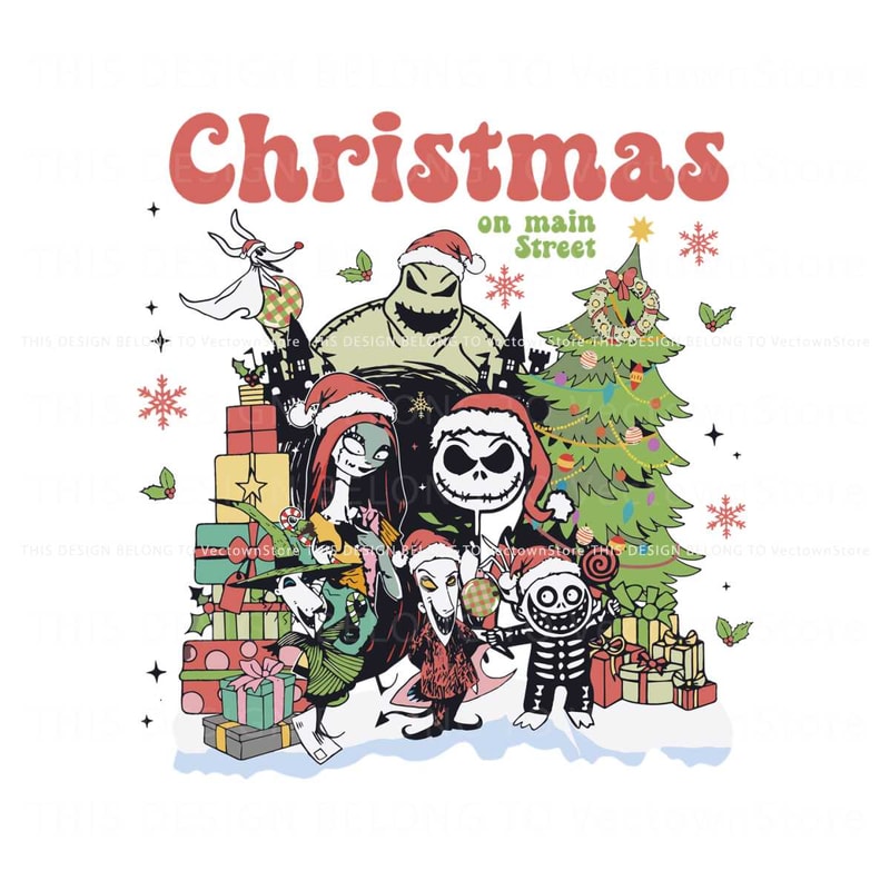 Oogie Boogie Christmas on Main Street SVG For Cricut Files.jpg