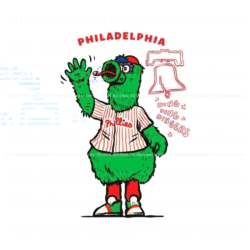 Phillie Phanatic Dancing On My Own SVG File For Cricut.jpg