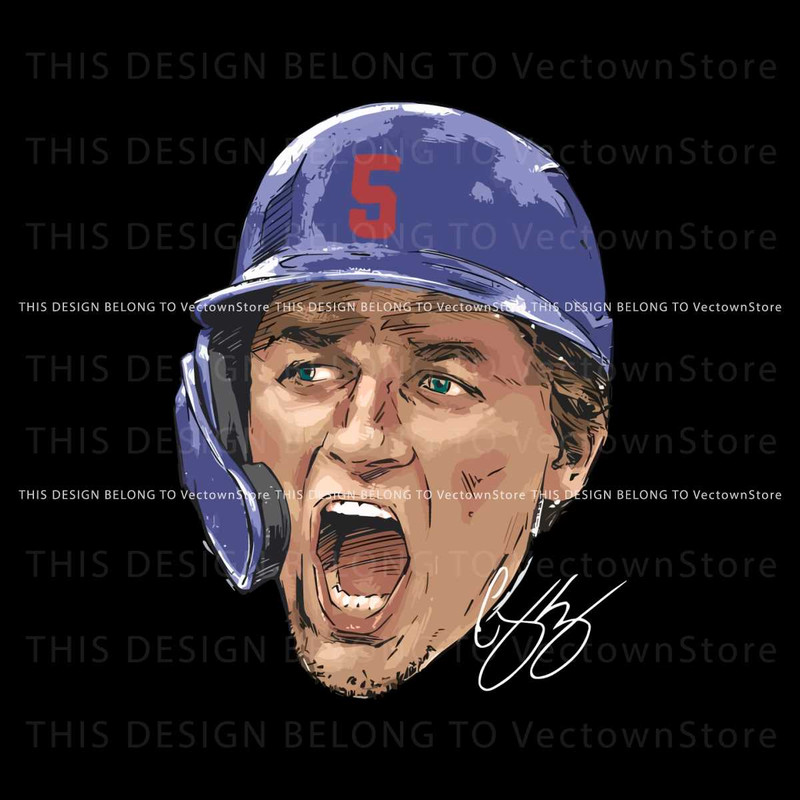 Retro Corey Seager Texas Scream SVG Graphic Design File.jpg