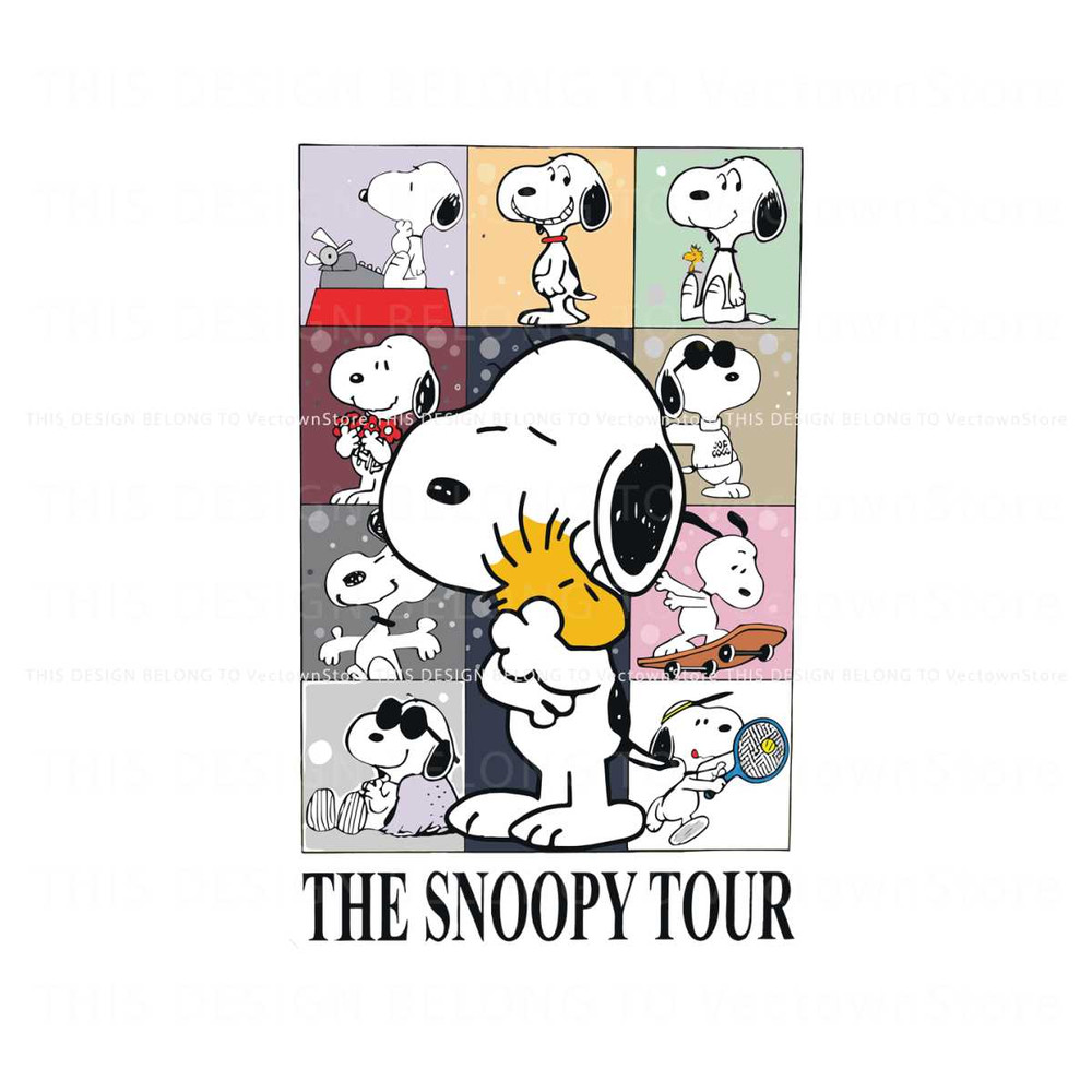 Retro The Snoopy Tour Charlie Brown SVG File For Cricut.jpg