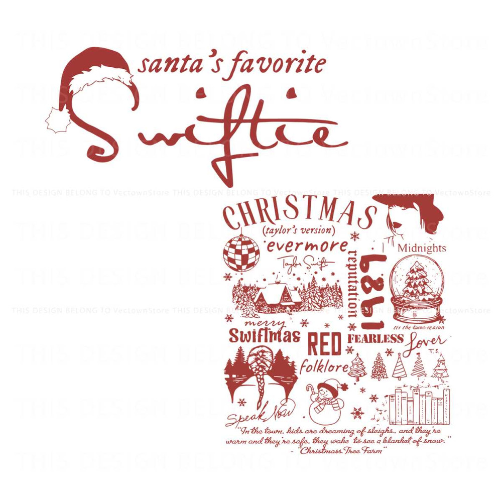 Santas Favorite Swiftie Christmas Taylor Version SVG File.jpg