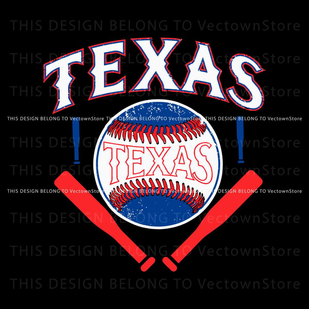 Texas Baseball Vintage Texas Ranger MLB SVG Cricut File.jpg