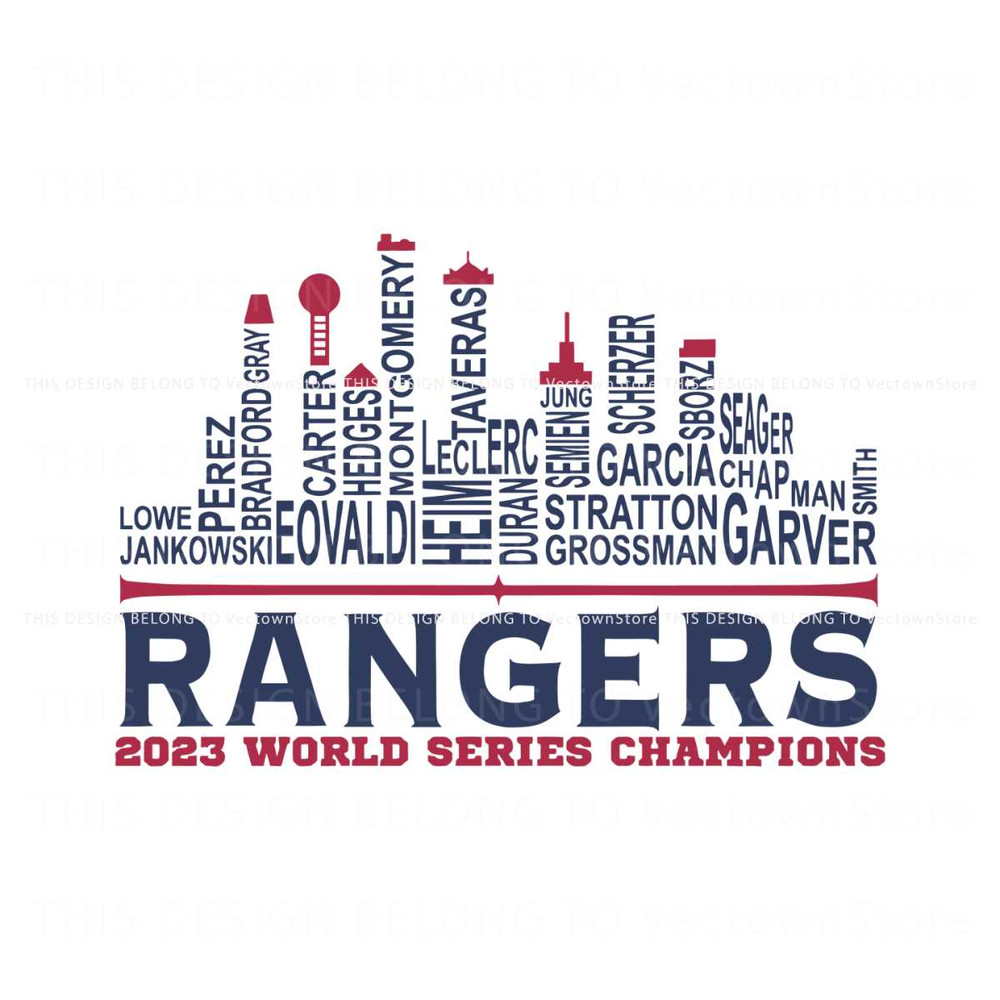 Texas Rangers World Series 2023 Baseball Team Players SVG.jpg