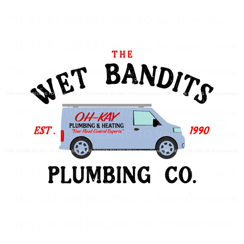 The Wet Bandits Plumbing Co Est 1990 SVG Cricut File.jpg