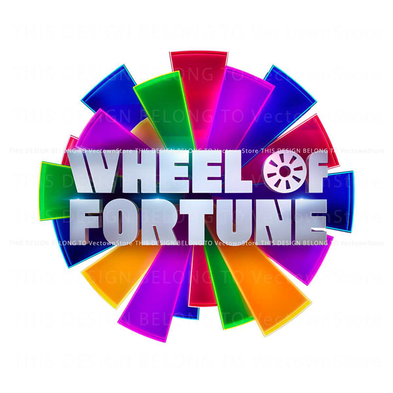 Wheel of Fortune American Game Show PNG Sublimation.jpg