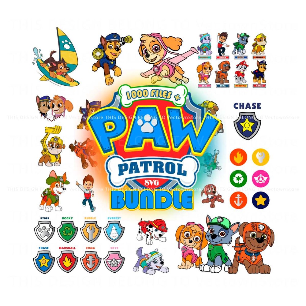 1000 Files Paw Patrol Team Of Superheroes SVG Bundle.jpg