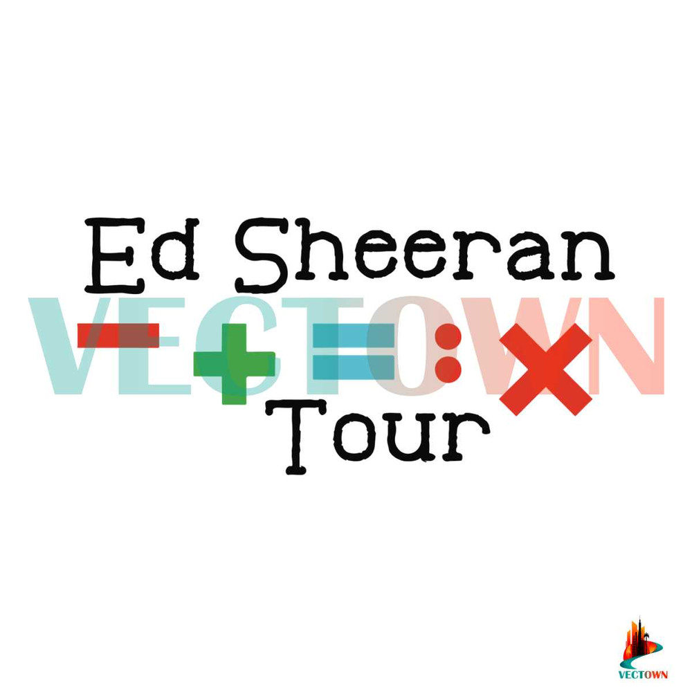 2023 Ed Sheeran Mathematics America Tour SVG Digital File.jpg