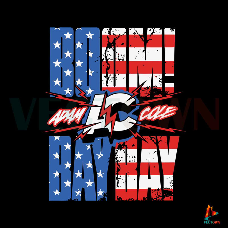 Adam Cole Boom Bay Bay Wrestling SVG Graphic Design File.jpg