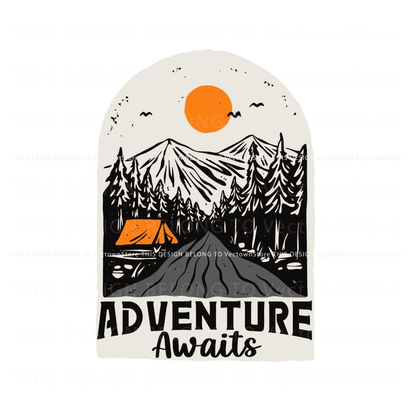 Adventure Awaits SVG Happy Camping Life SVG Cricut File.jpg