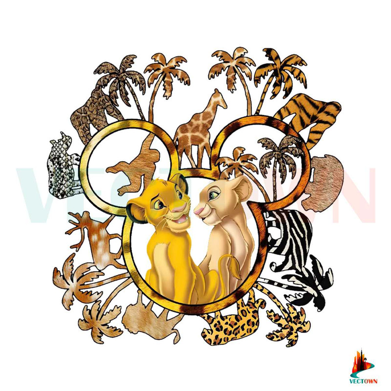 Animal Kingdom SVG Lion King Simba Nala Hakuna Matata SVG.jpg