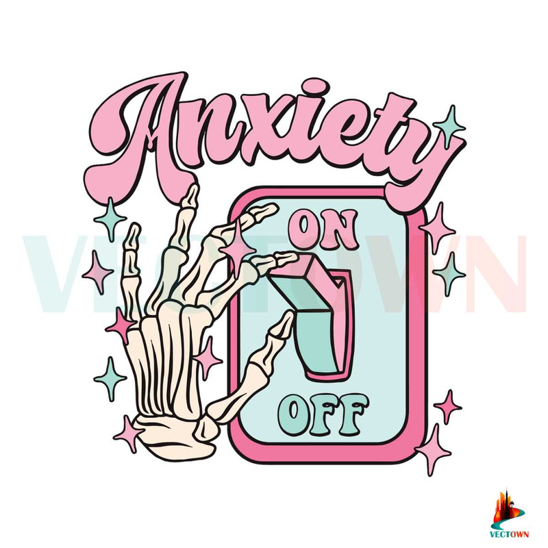 Anxiety On Off Switch SVG Cute Psychology SVG Cutting File.jpg