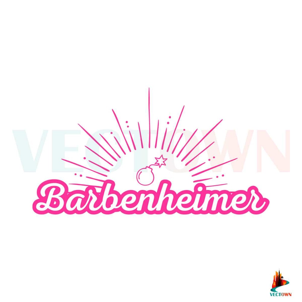 Barbenheimer Barbie Movie 2023 Bomb SVG Digital File.jpg
