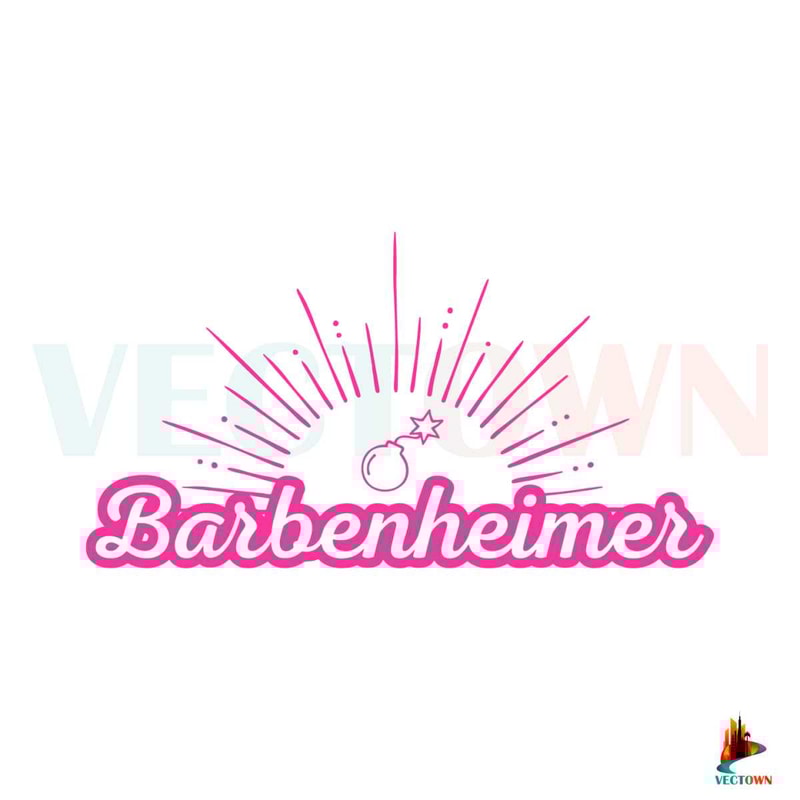 Barbenheimer Barbie Movie 2023 Bomb SVG Digital File.jpg