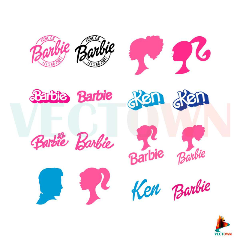 Barbie And Ken Come On Barbie Lets Go Party SVG Bundle File.jpg